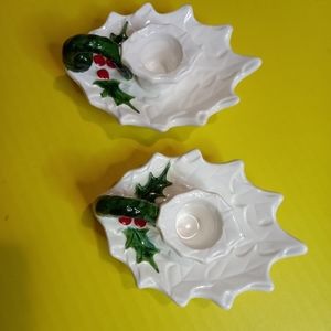 Lefton Holly Candle